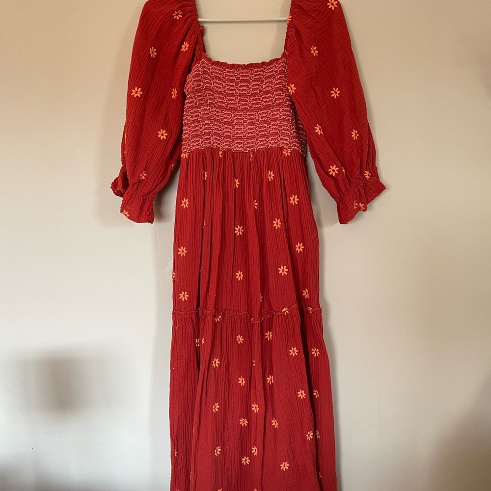 Rust boho dress - Picture 2 of 5